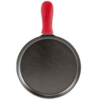 Lodge Cast Iron Griddle with Silicone Handle Holder, 10.5"