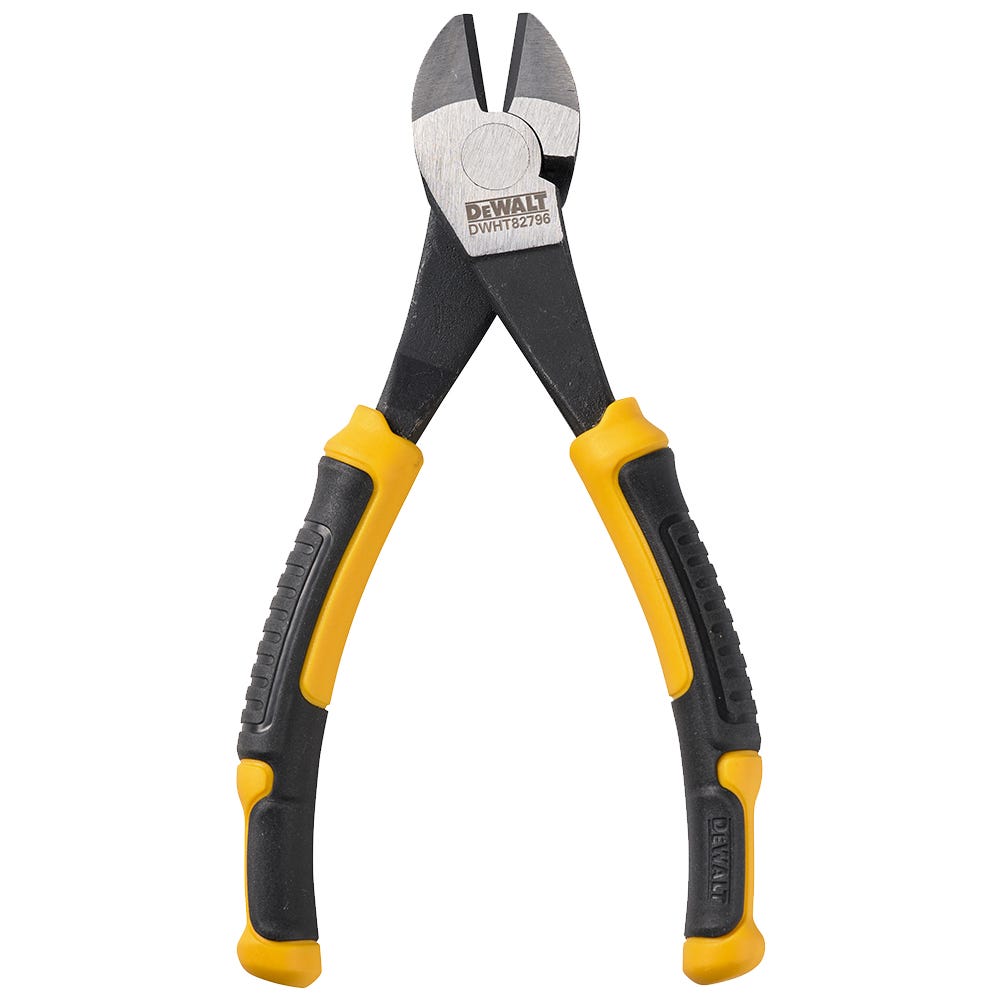 Product shot of DeWalt wire cutters on a transparent background